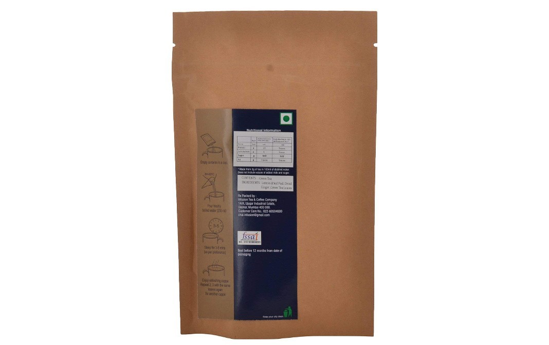 Chai Infusion Ginger & Lemon Green Tea   Pack  50 grams